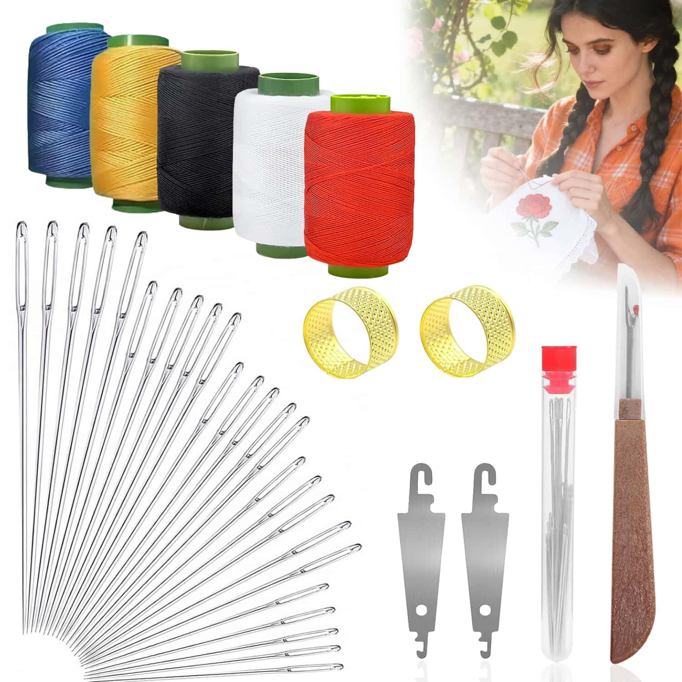 Hand Needle Set Sharps 20-piece product photo