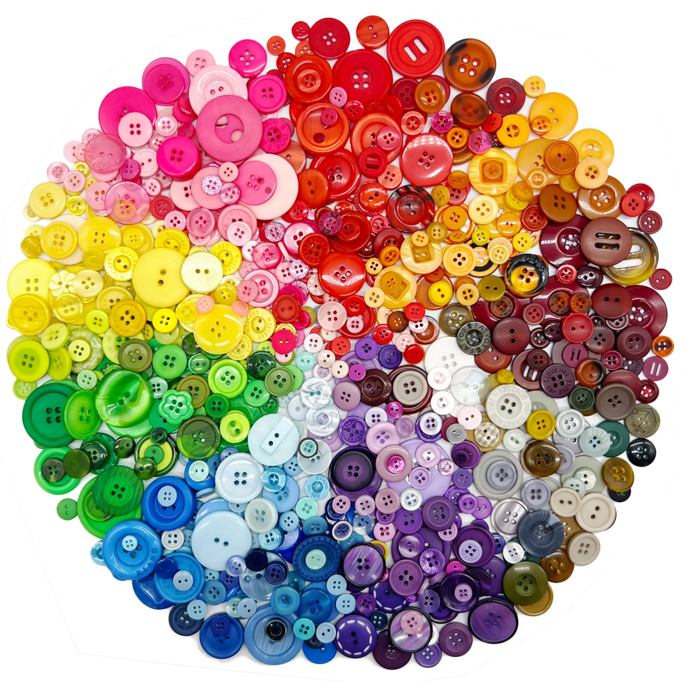 Button Assortment Mixed Pearl 100 product photo